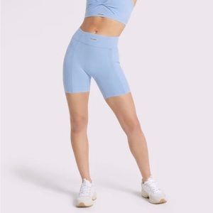 Gymshark Women's Athletic Shorts - Light Blue